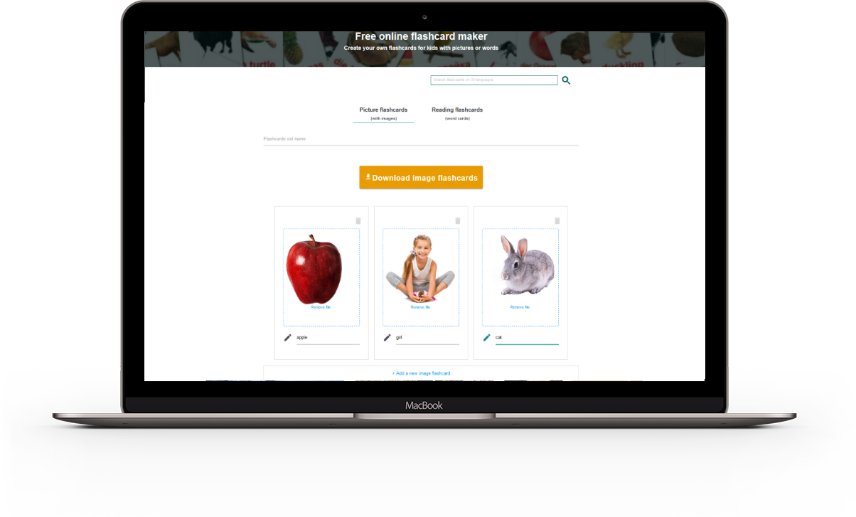 Educational image cards by https://kids-flashcards.com